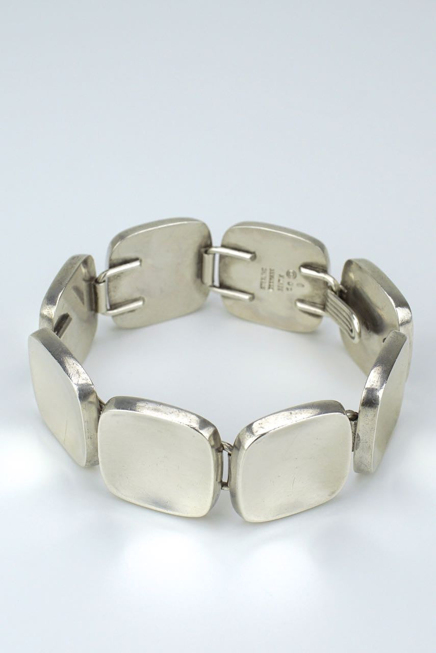 Vintage Bent Knudsen Square Link Bracelet - Design 10