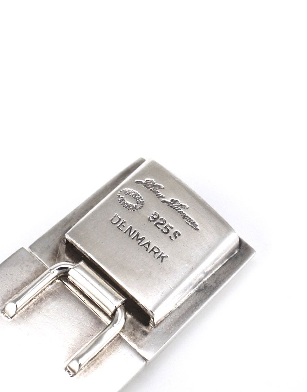 Vintage Georg Jensen Sterling Silver Square Link Bracelet - Hans Hansen