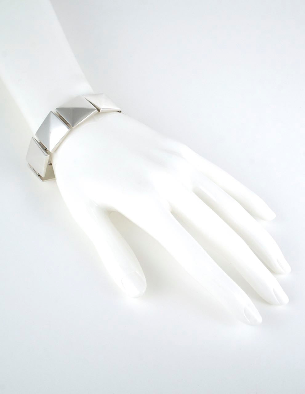 Vintage Georg Jensen Sterling Silver Square Link Bracelet - Hans Hansen