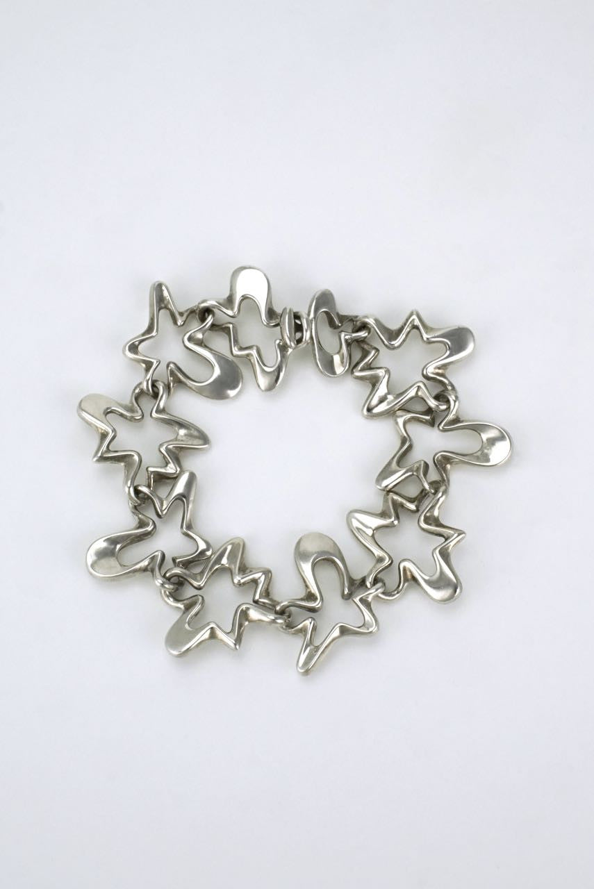 Georg Jensen silver splash bracelet - design 88B Henning Koppel