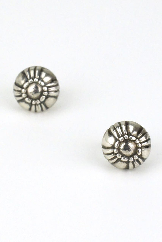 Georg Jensen silver closed bud stud earrings - design 319
