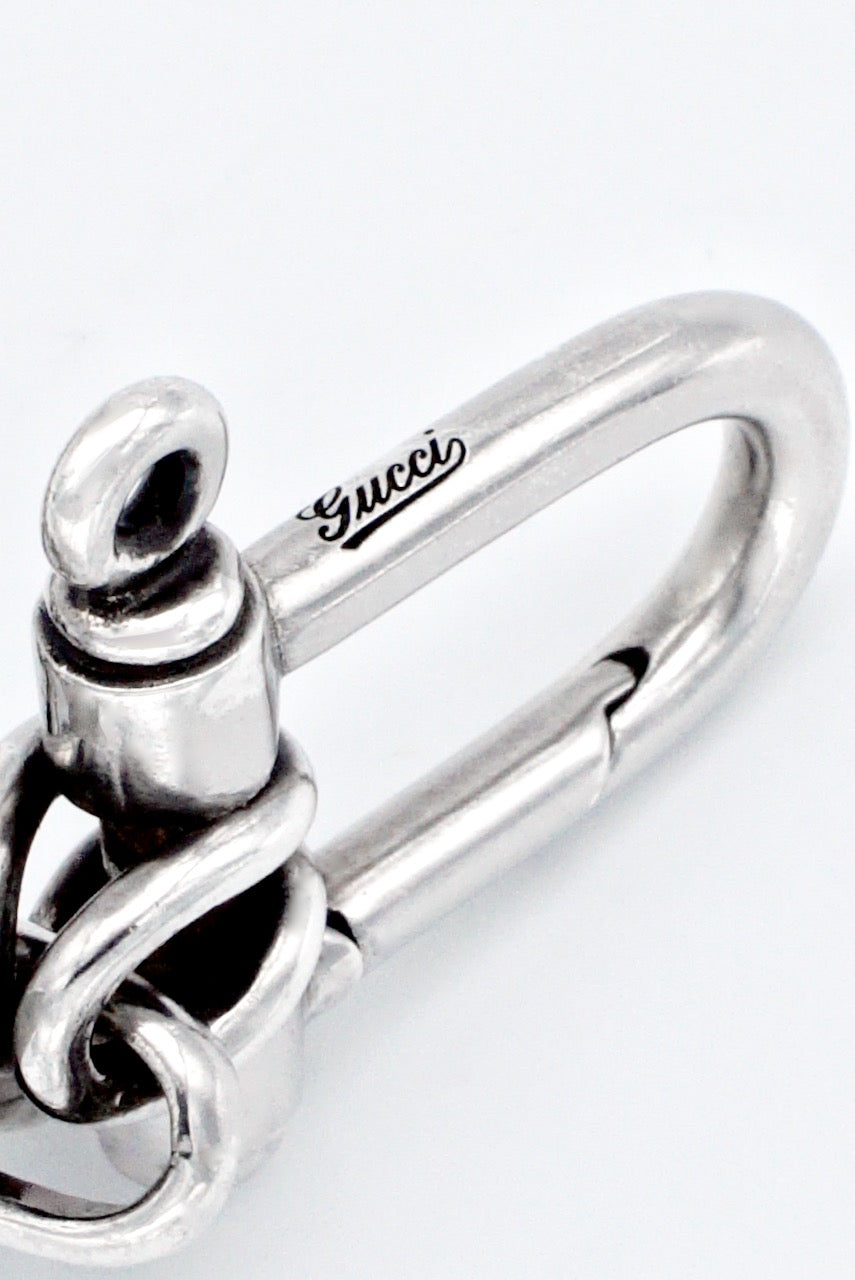 Vintage Gucci Solid Silver Nautical Link Bracelet
