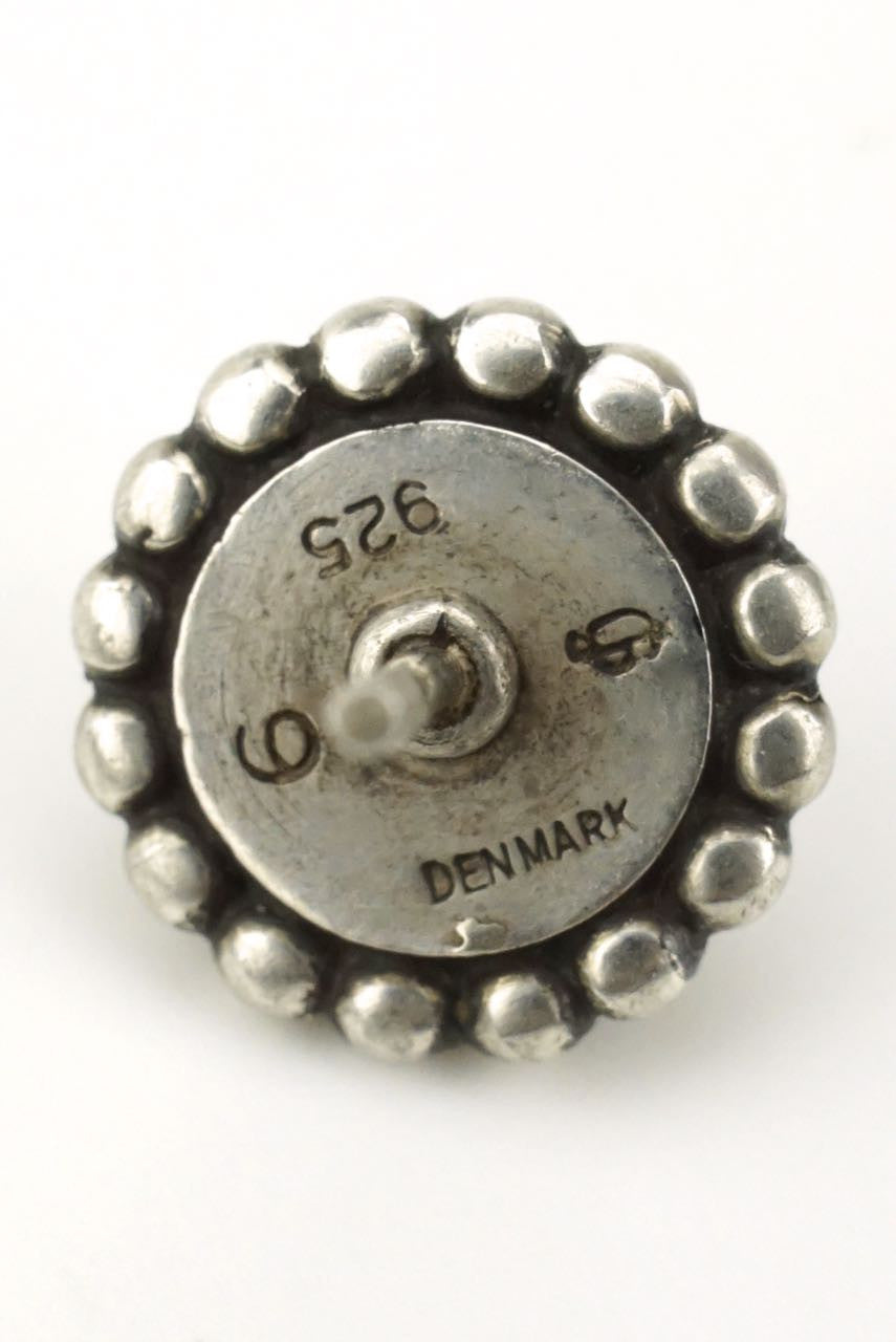 Georg Jensen silver half ball stud earrings - design 9