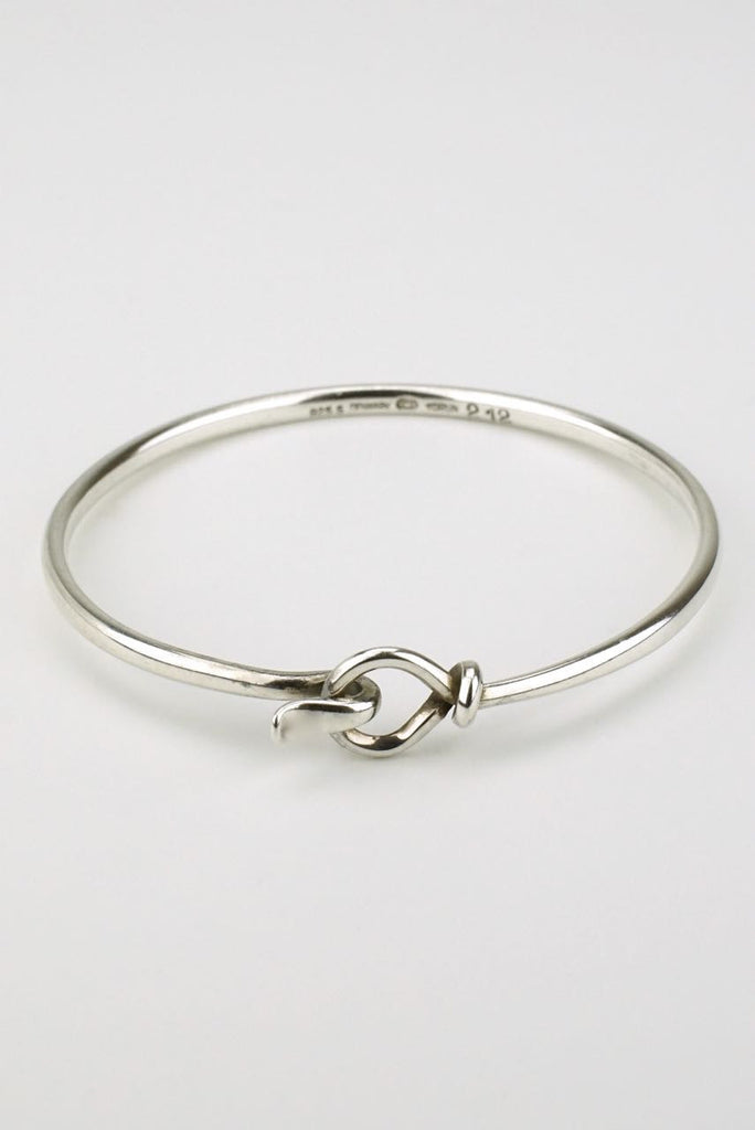 Georg Jensen silver loop bangle - design number 212