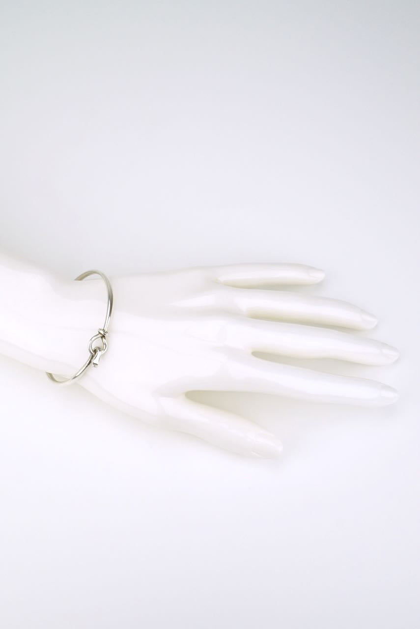Georg Jensen silver loop bangle - design number 212