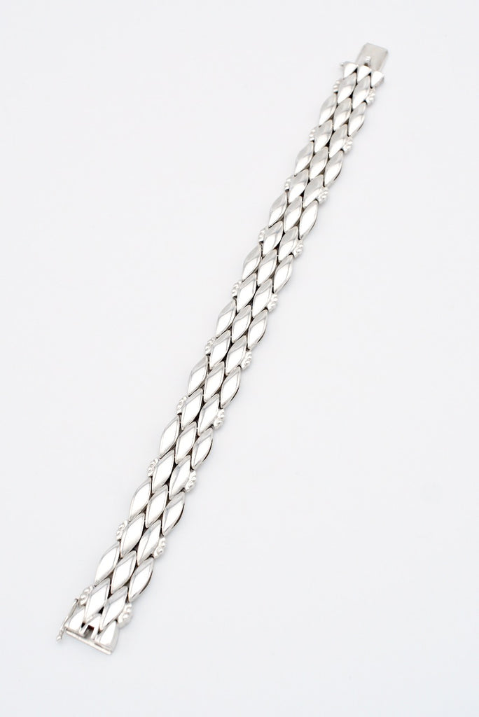 Vintage Georg Jensen Sterling Silver Ellipse Link Bracelet - design 86