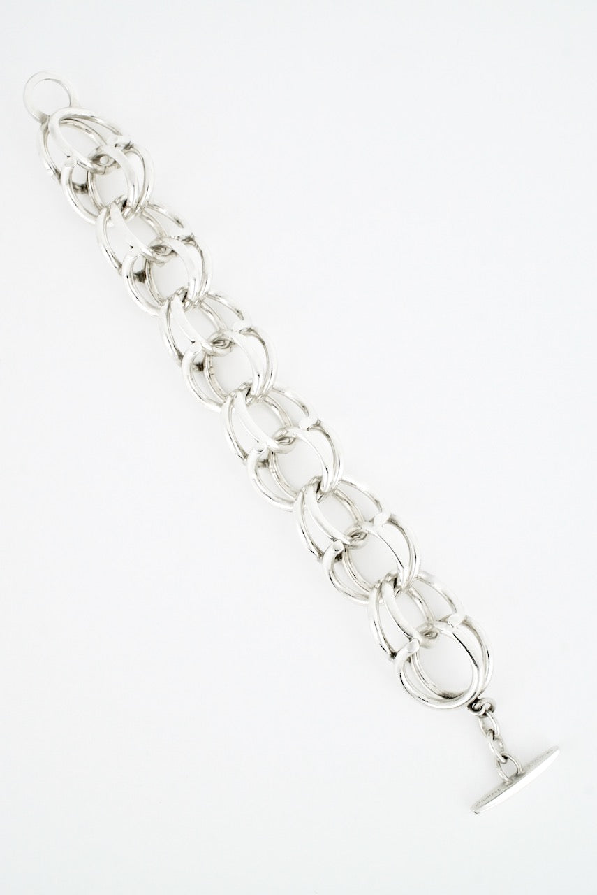 Vintage Danish Sterling Silver Multi-Link Bracelet - Randers
