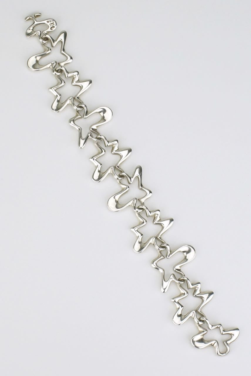 Georg Jensen silver "splash" bracelet - design 88B