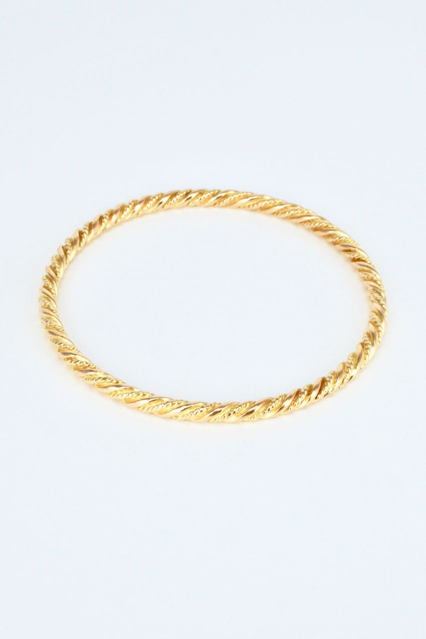 Georg Jensen 18K Gold Bracelet Bangle - Design 1017A