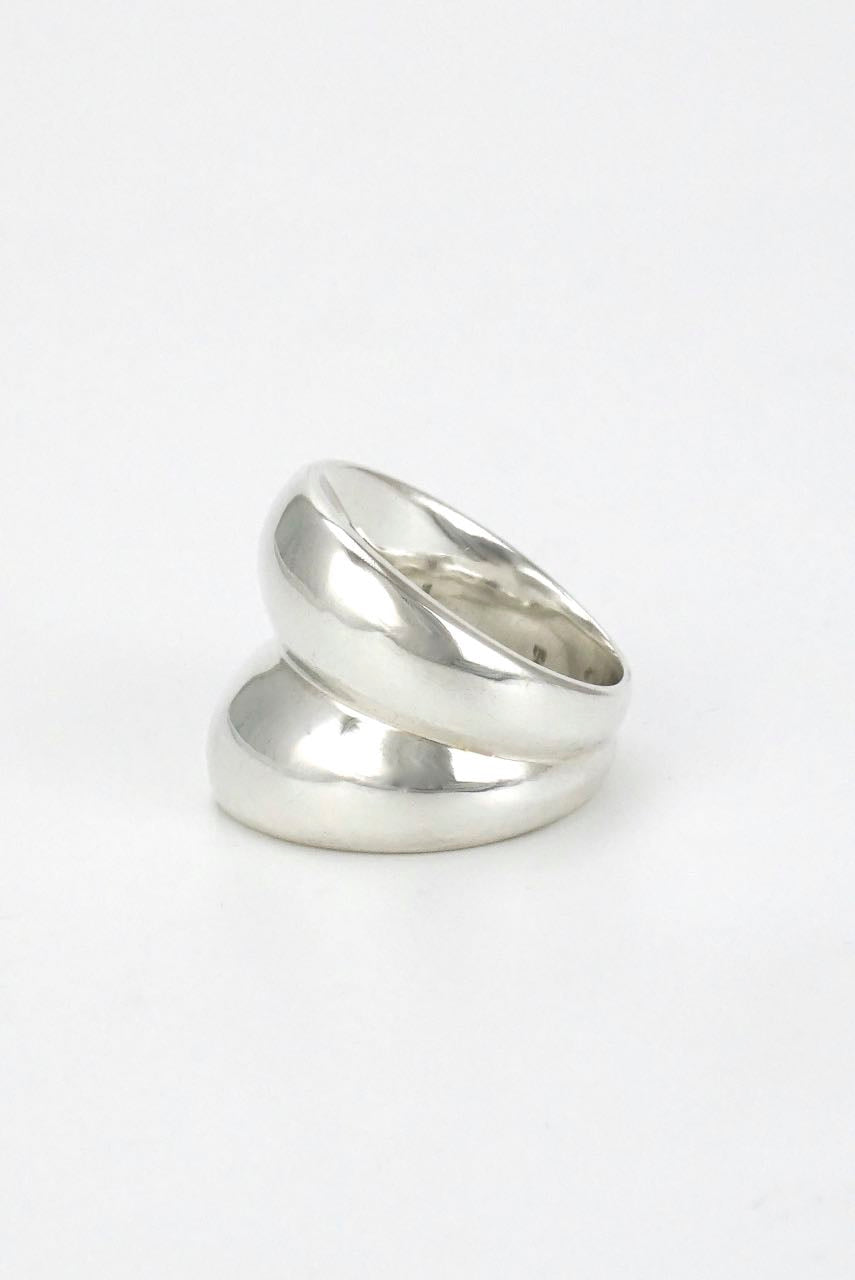 Vintage Georg Jensen Sterling silver "curve" ring - design 501 Regitze Overgaard
