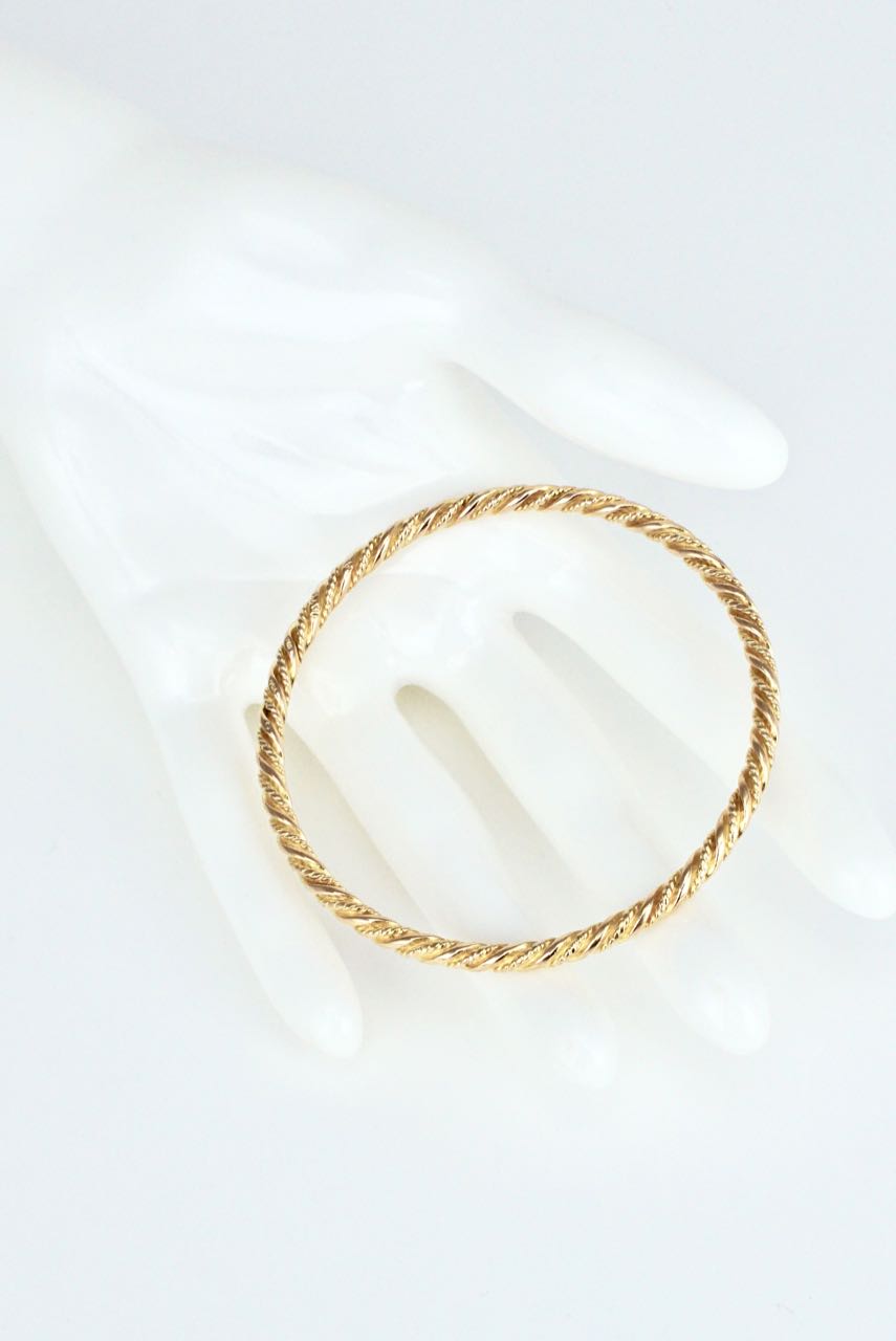 Georg Jensen 18K Gold Bracelet Bangle - Design 1017A