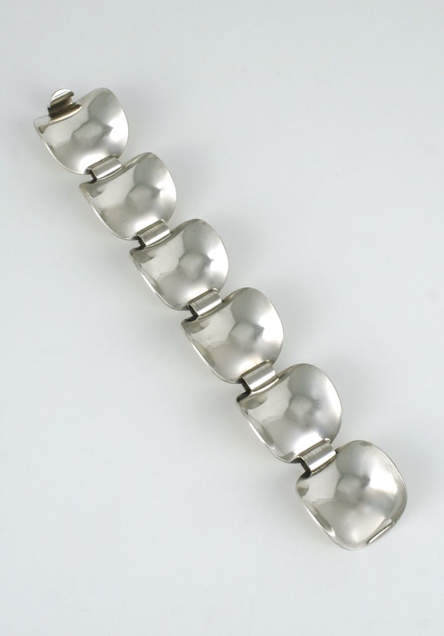 Georg Jensen silver bracelet - design 210 Steffen Andersen 1970s
