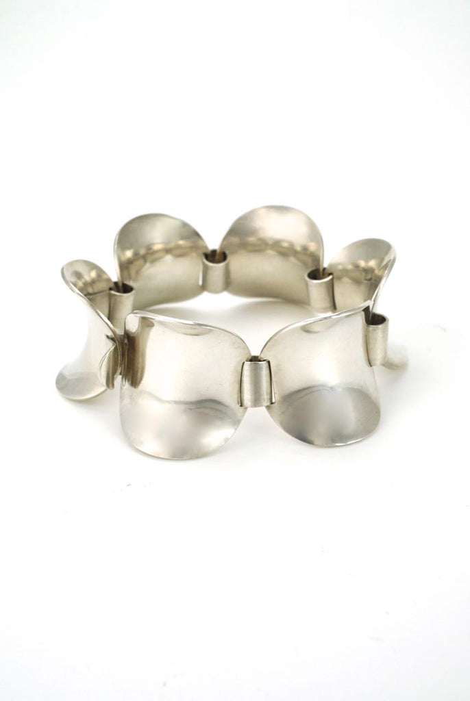 Georg Jensen silver bracelet - design 210 Steffen Andersen 1970s