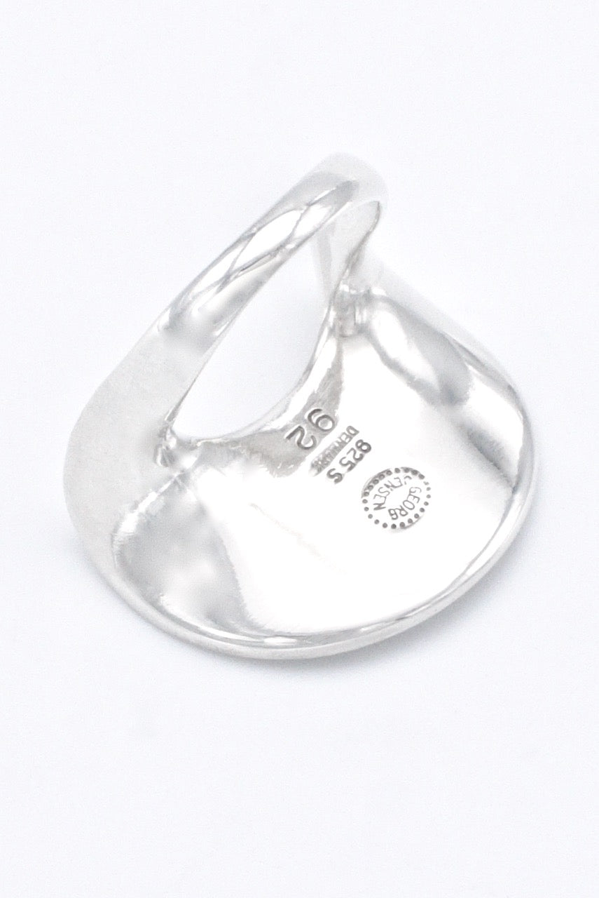 Vintage Georg Jensen Sterling Silver Folded Petal Ring - Design 92