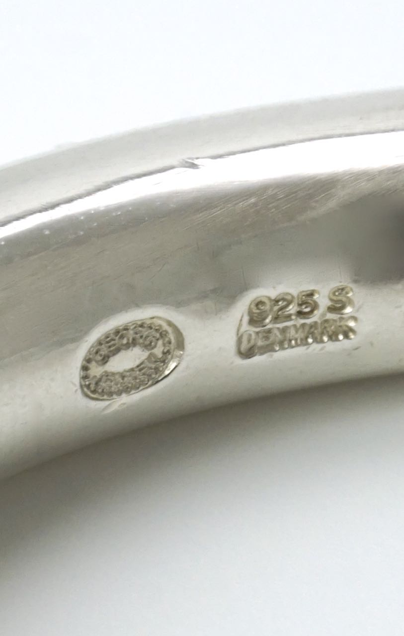 Georg Jensen heavy silver link bracelet - Hans Hansen 1990s