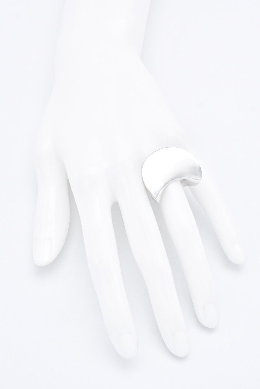 Vintage Georg Jensen Sterling Silver Folded Petal Ring - Design 92
