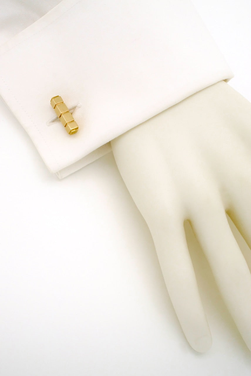 Vintage Georg Jensen 18k yellow gold cufflinks - design 1064C Henry Pilstrup