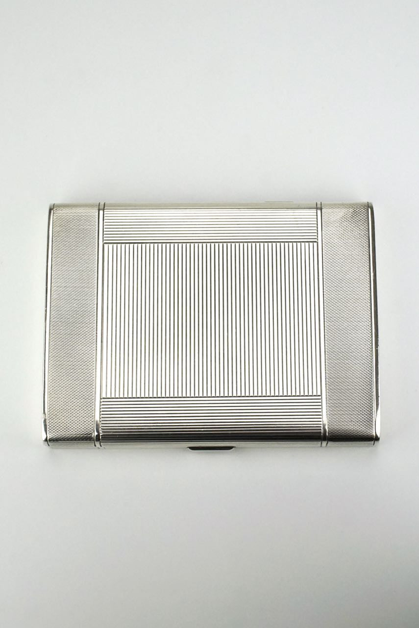 Sterling silver rectangular table box - Adie Brothers Birmingham 1949