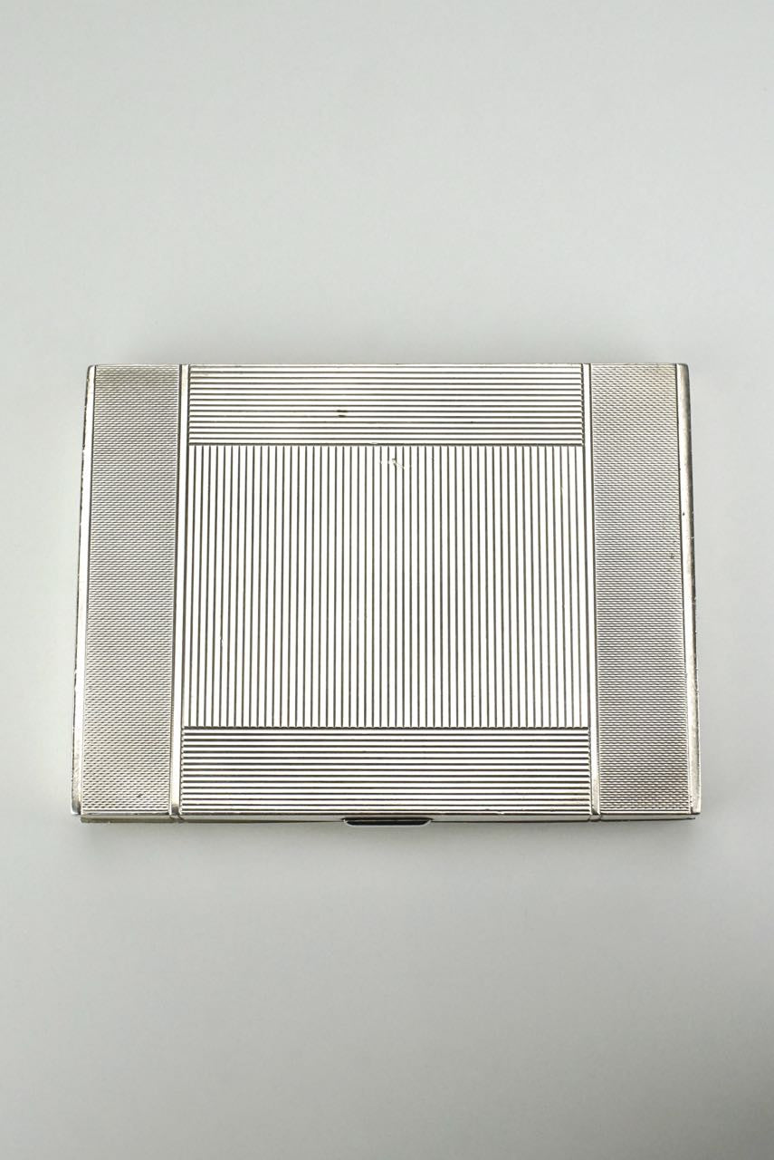 Sterling silver rectangular table box - Adie Brothers Birmingham 1949