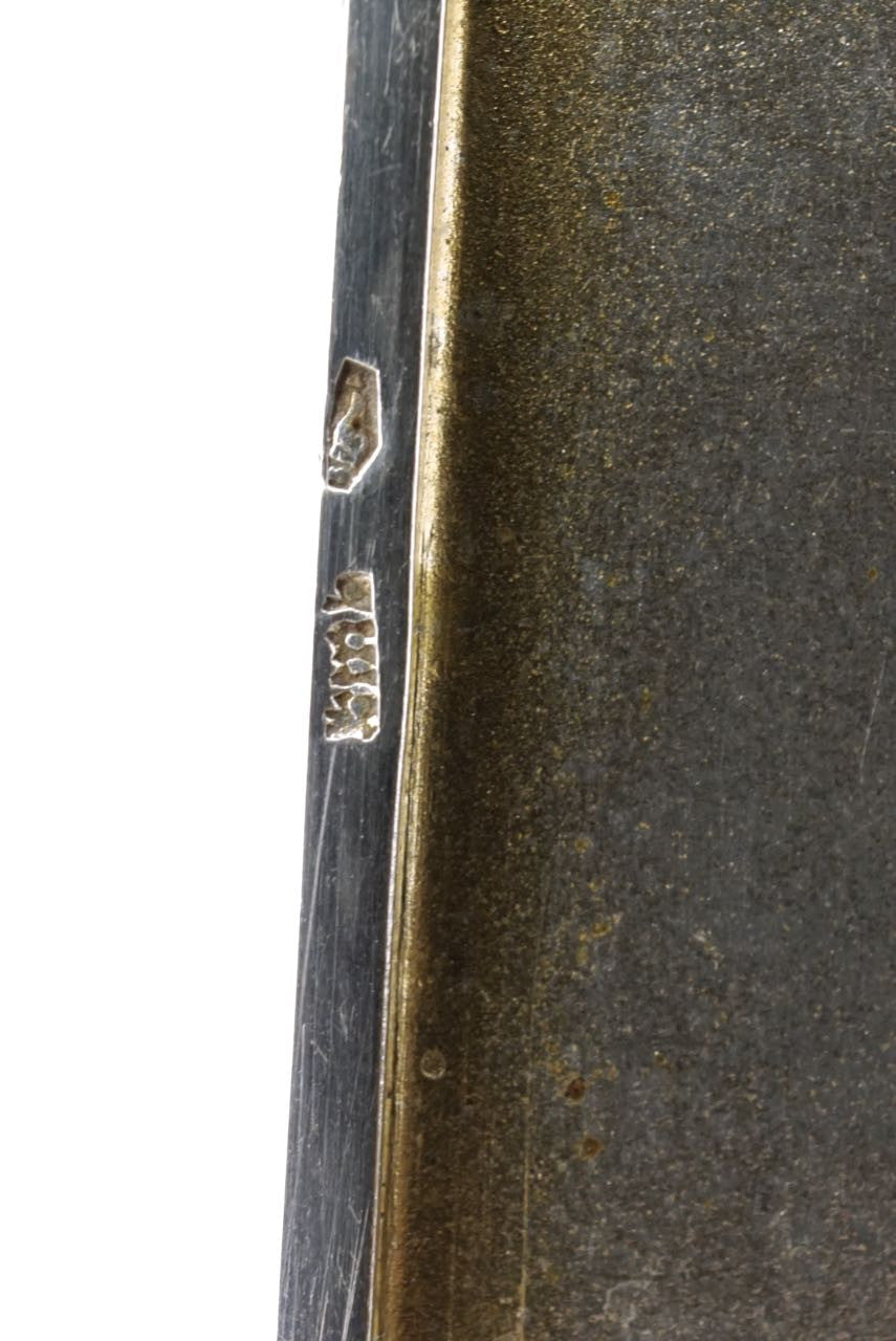 Silver and bakelite table box - Austria 1920s