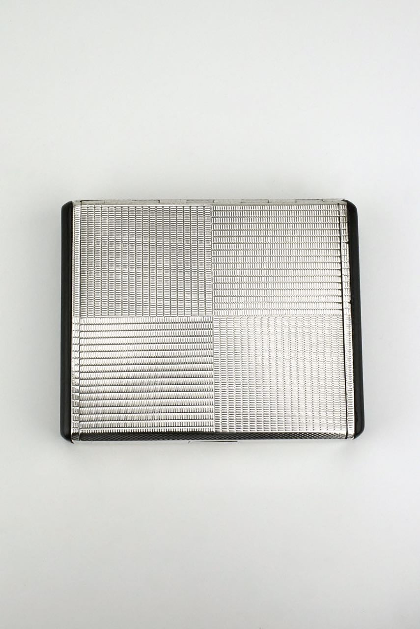 Silver and bakelite table box - Austria 1920s