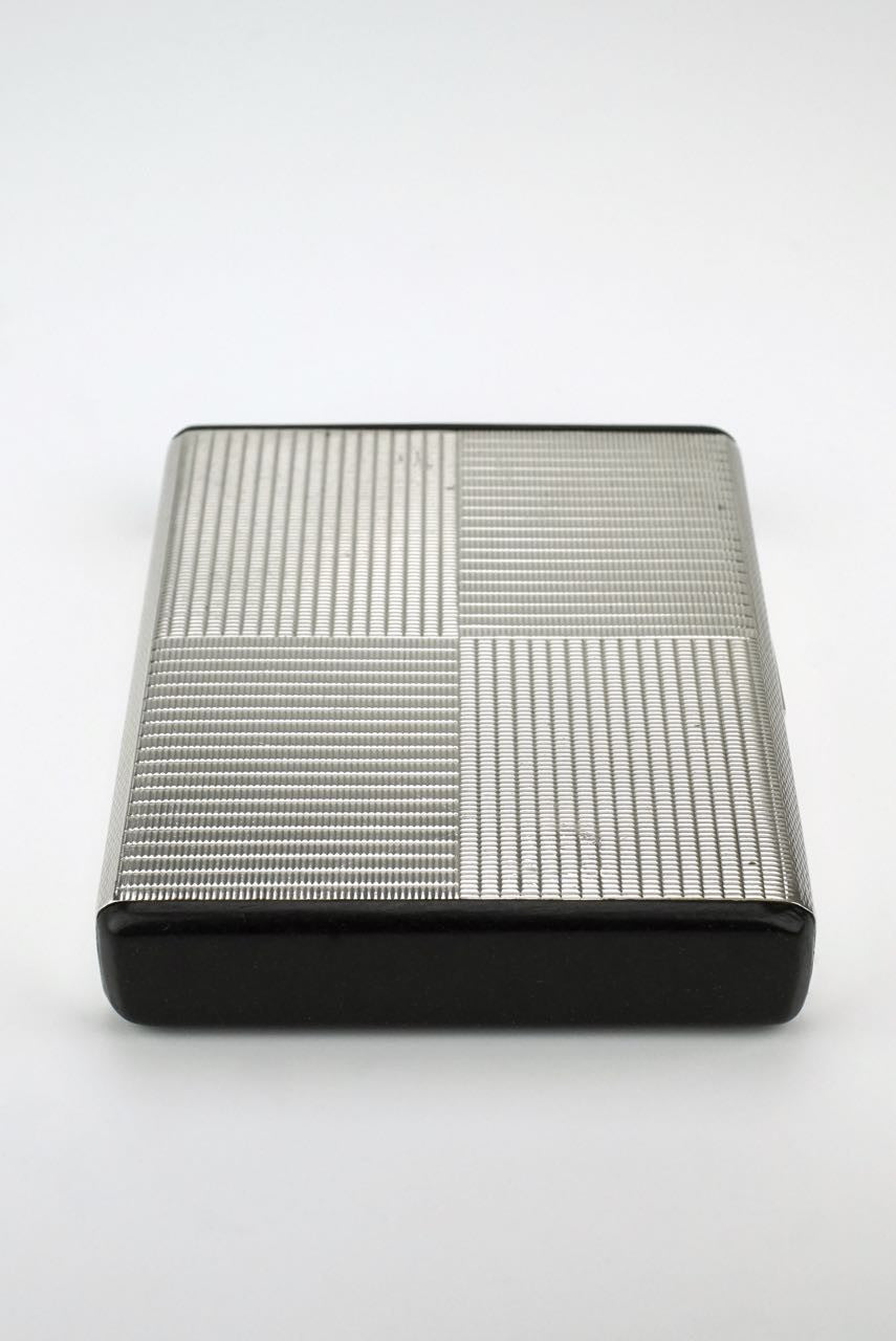 Silver and bakelite table box - Austria 1920s