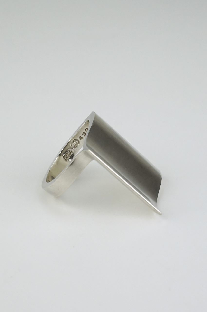 Georg Jensen silver Surf ring - design 432 Nanna Ditzel