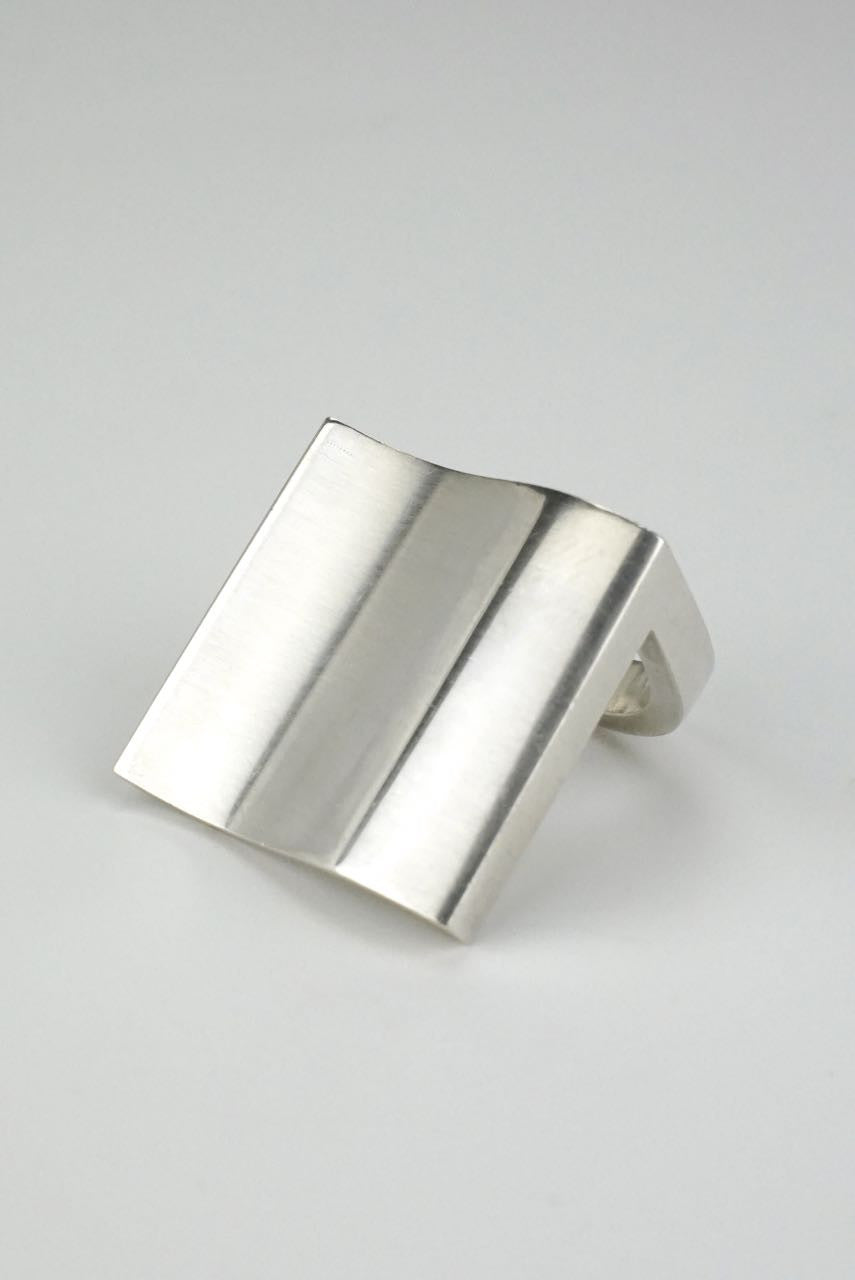 Georg Jensen silver Surf ring - design 432 Nanna Ditzel