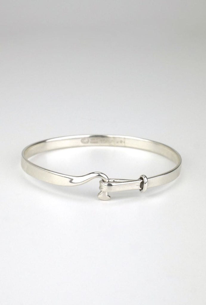 Vintage Georg Jensen Silver Loop Bracelet - Torun Design 204