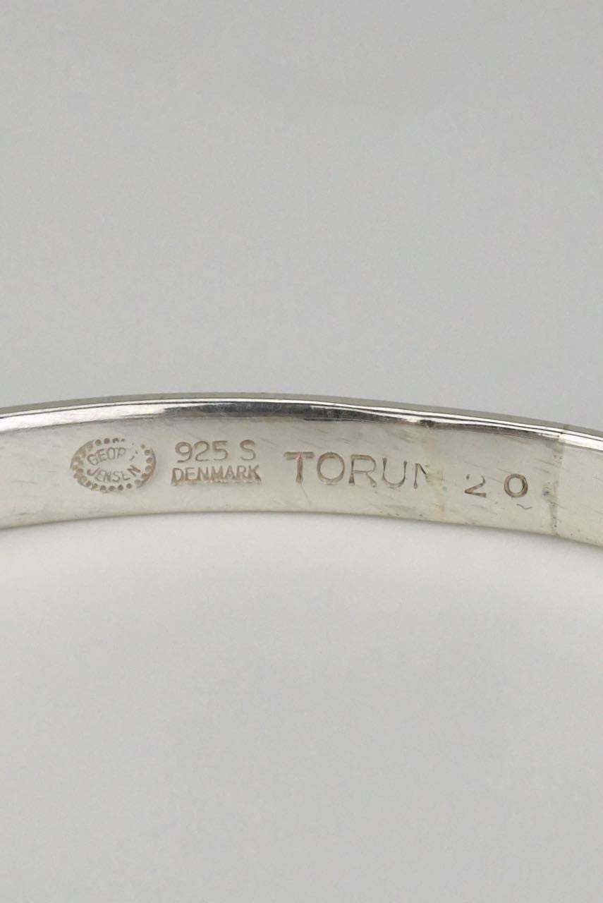 Vintage Georg Jensen Silver Loop Bracelet - Torun Design 204
