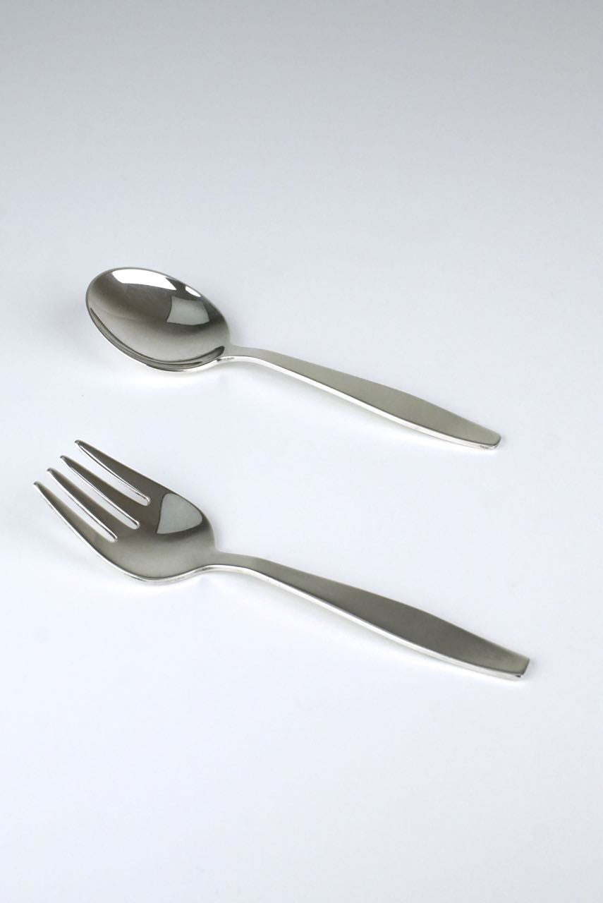 Vintage Gucci Child's Silver Spoon and Fork Set