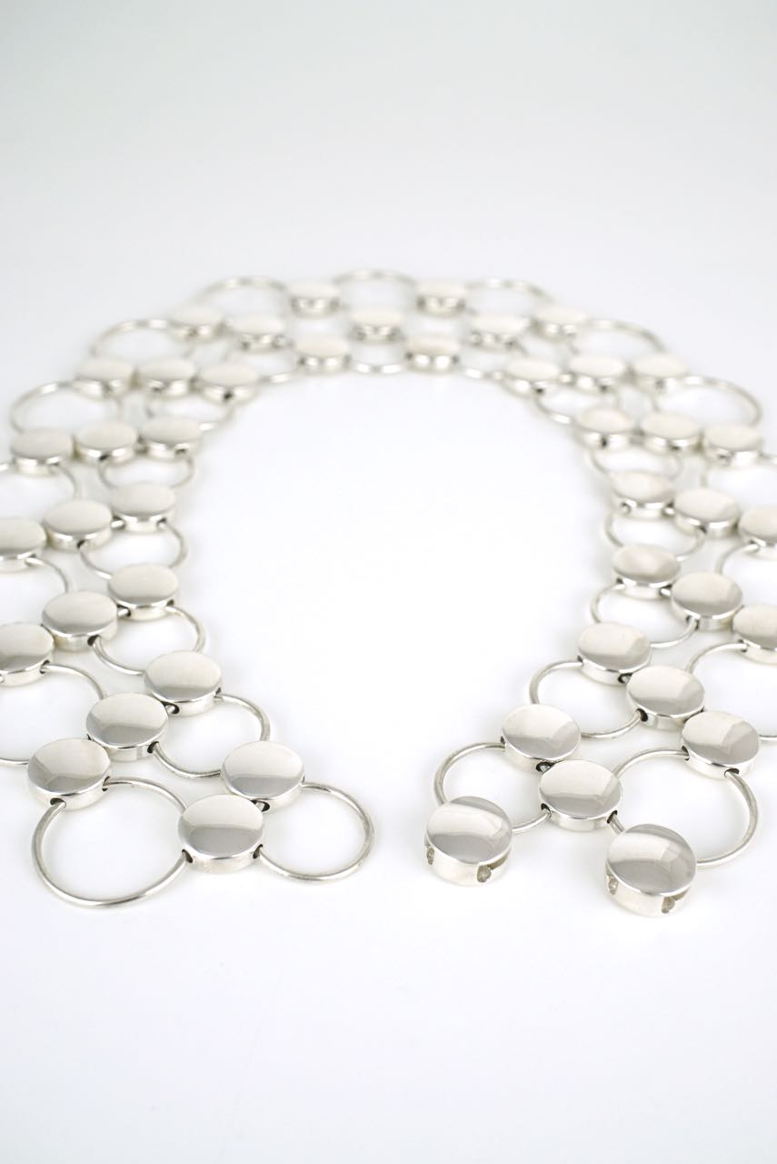 Georg Jensen silver dot collier necklace - design 464 Regitze Overgaard