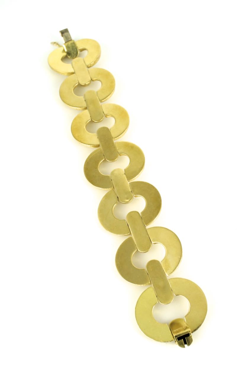 Italian 18k yellow gold bracelet 1960s