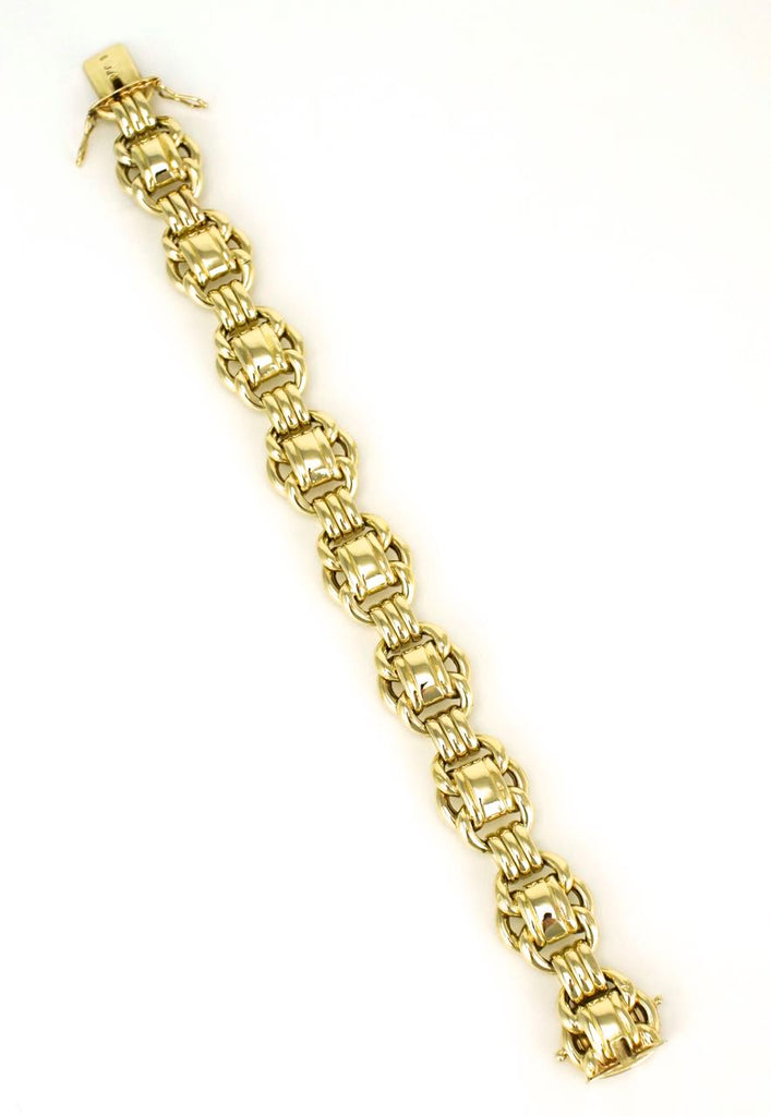 Vintage 14k Yellow Gold Art Deco Bracelet