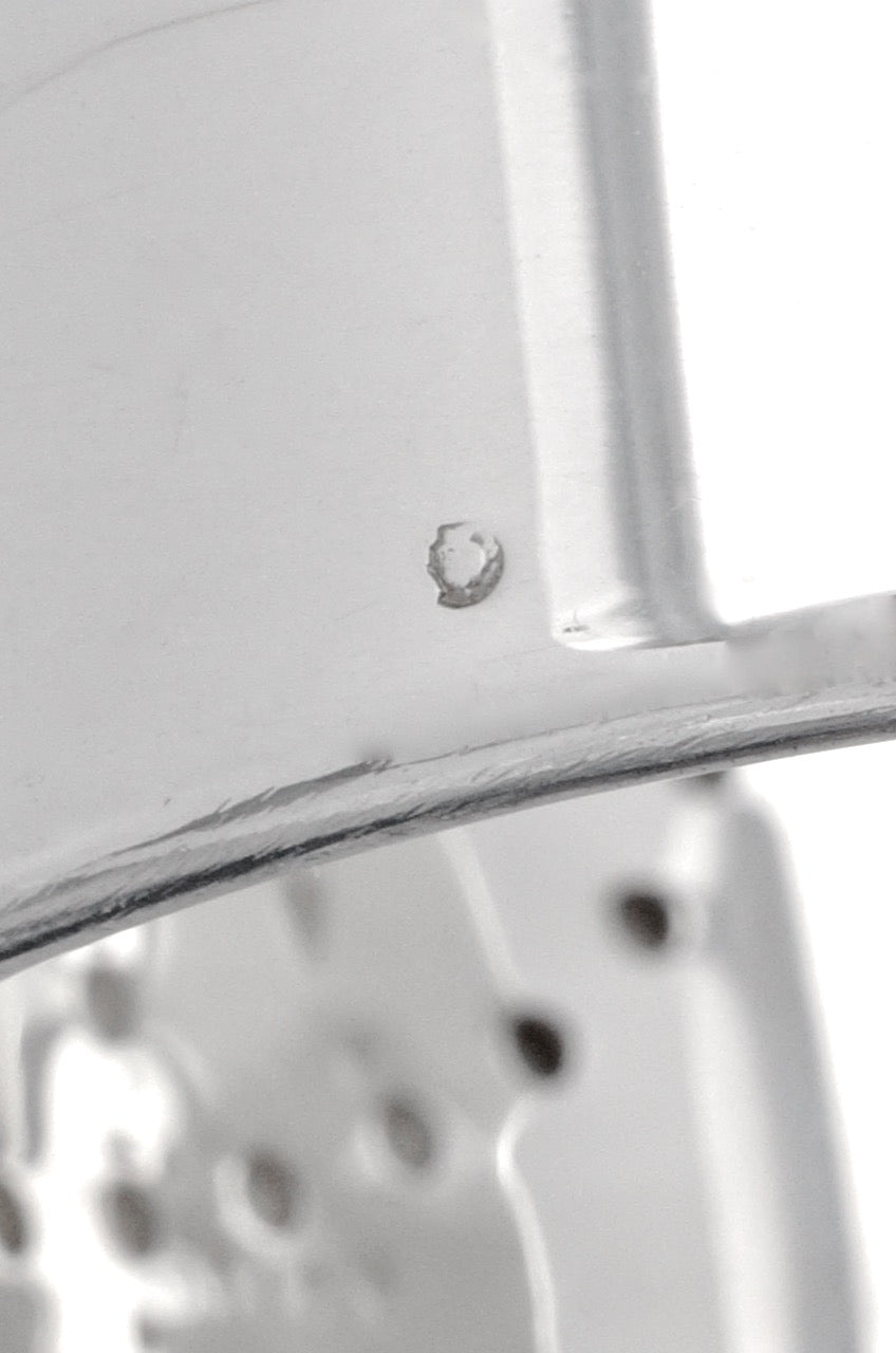 Vintage Hermes Sterling Silver Wide "Eclipse Cuff"