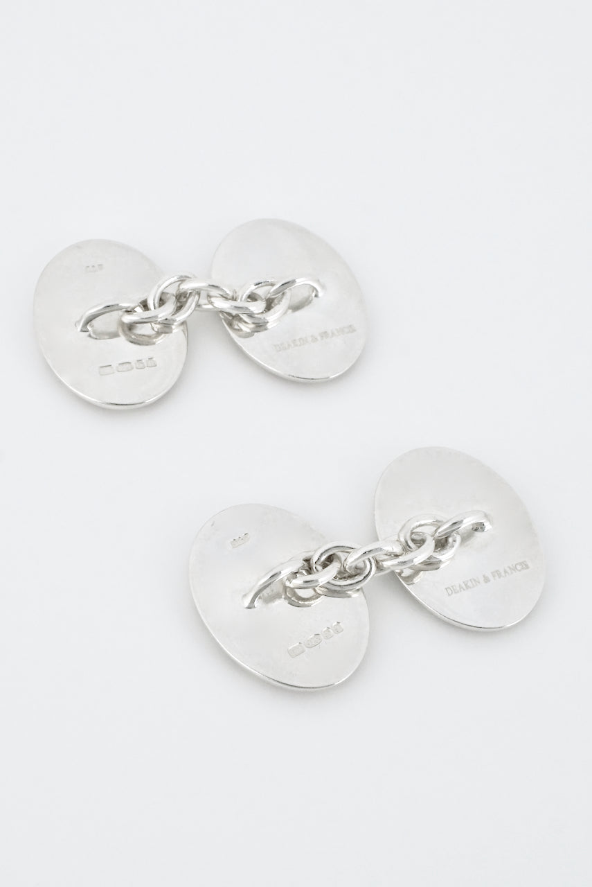 Vintage Deakin Francis Sterling Enamel Cufflinks