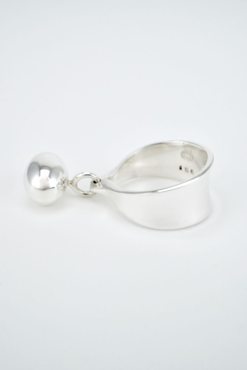 Vintage Georg Jensen Sterling Silver Pod Ring - design 156 Torun