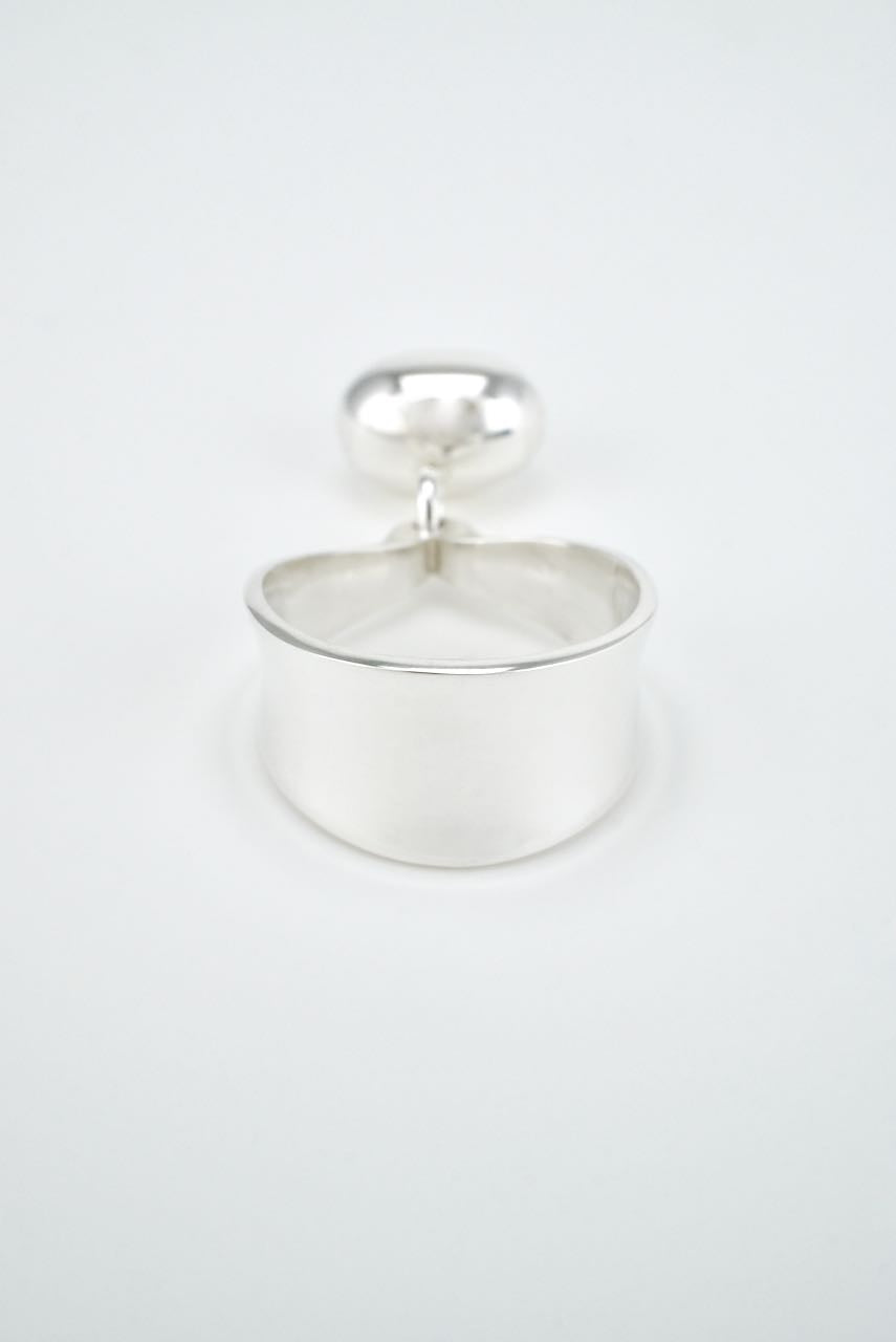 Vintage Georg Jensen Sterling Silver Pod Ring - design 156 Torun