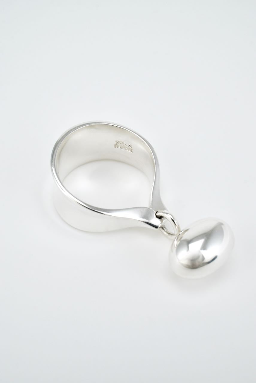 Vintage Georg Jensen Sterling Silver Pod Ring - design 156 Torun