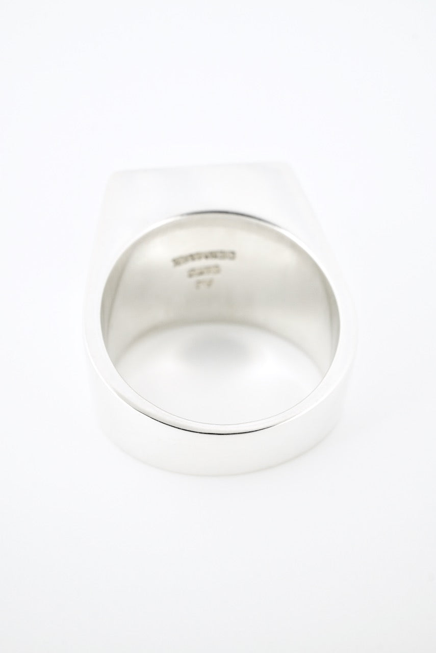 Vintage Danish Sterling Silver Onyx Ring - Arne Johansen