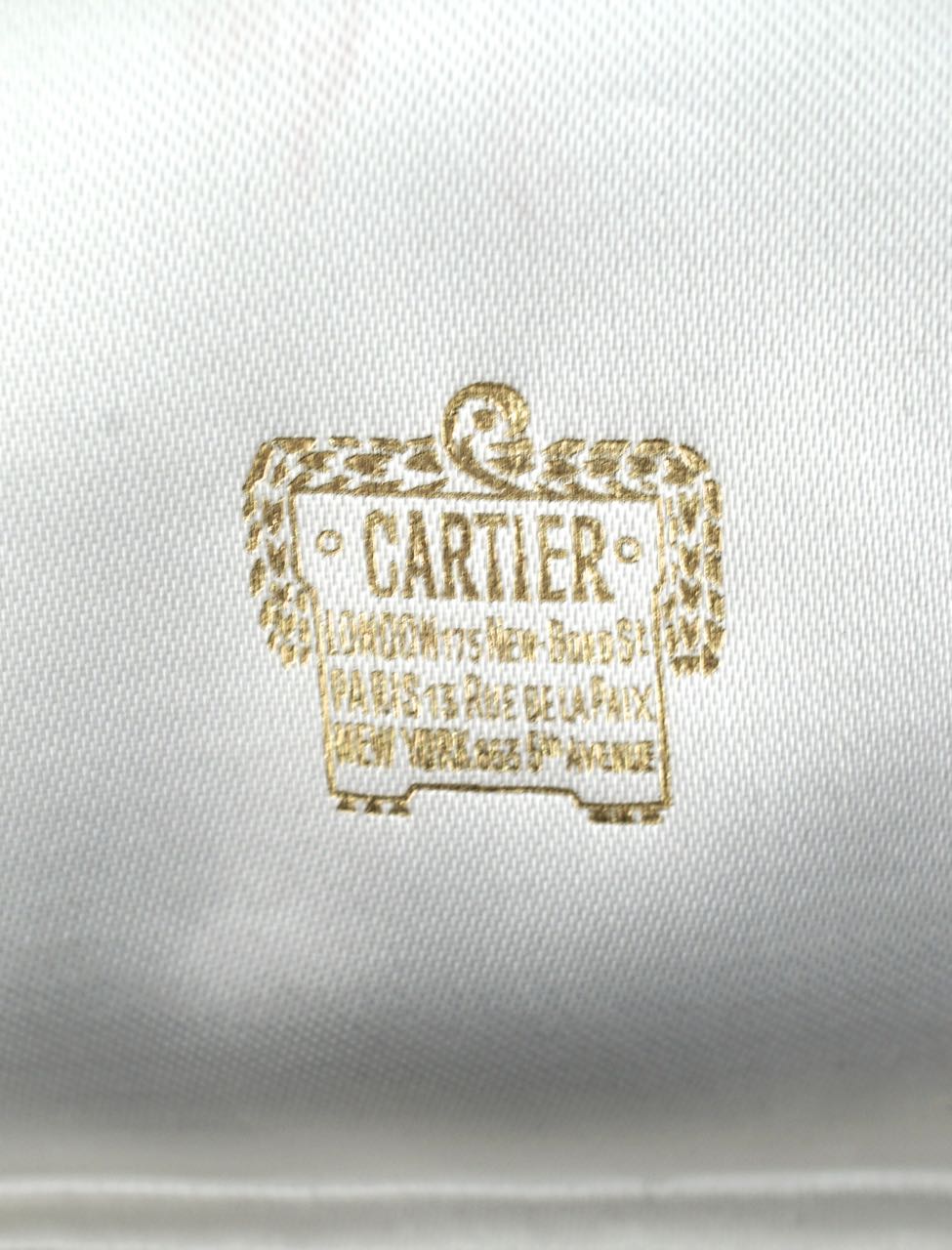 Antique Art Deco 18k gold Cartier 104 Duoplan Baguette small wrist watch