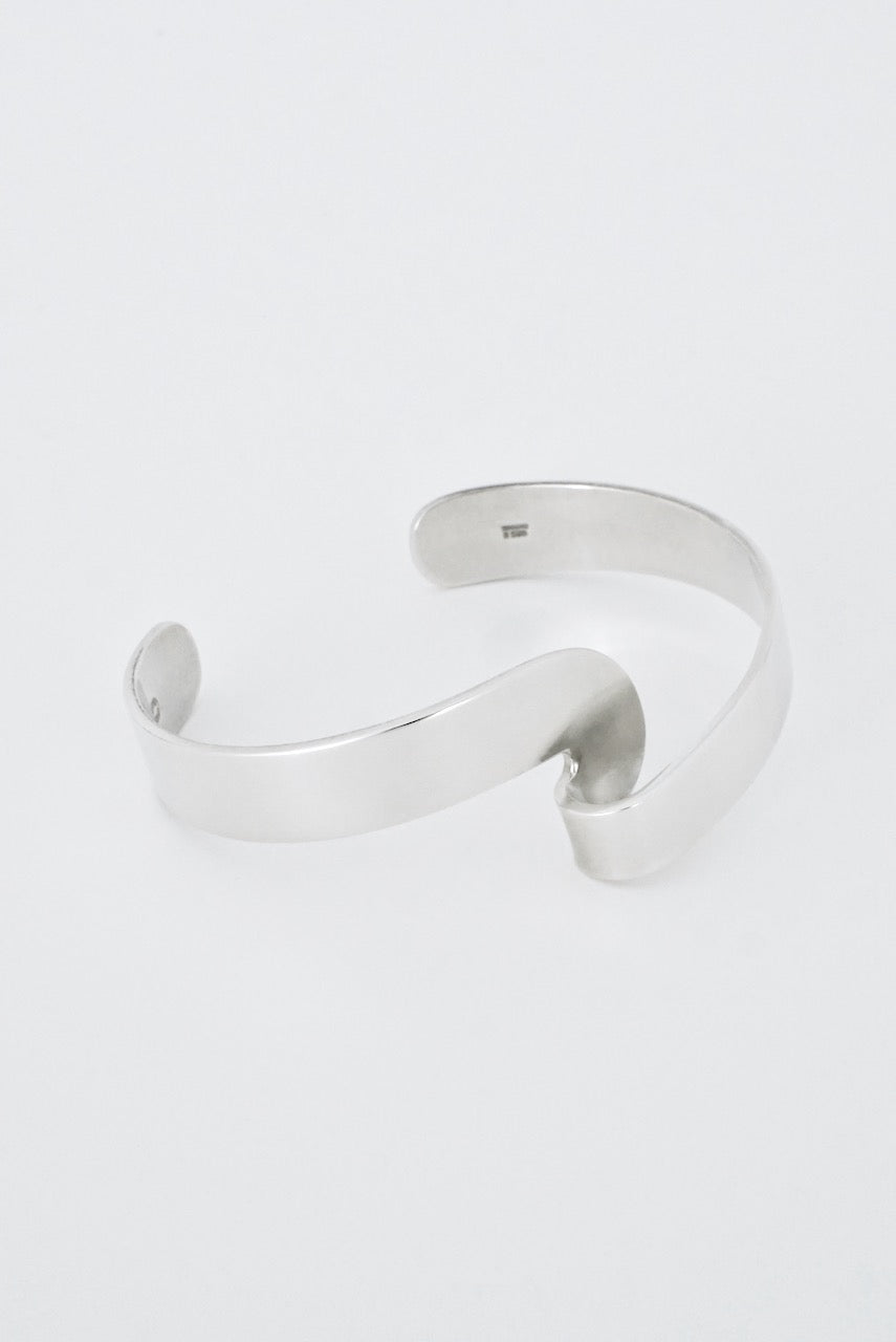 Vintage Georg Jensen Sterling Silver Twist Cuff