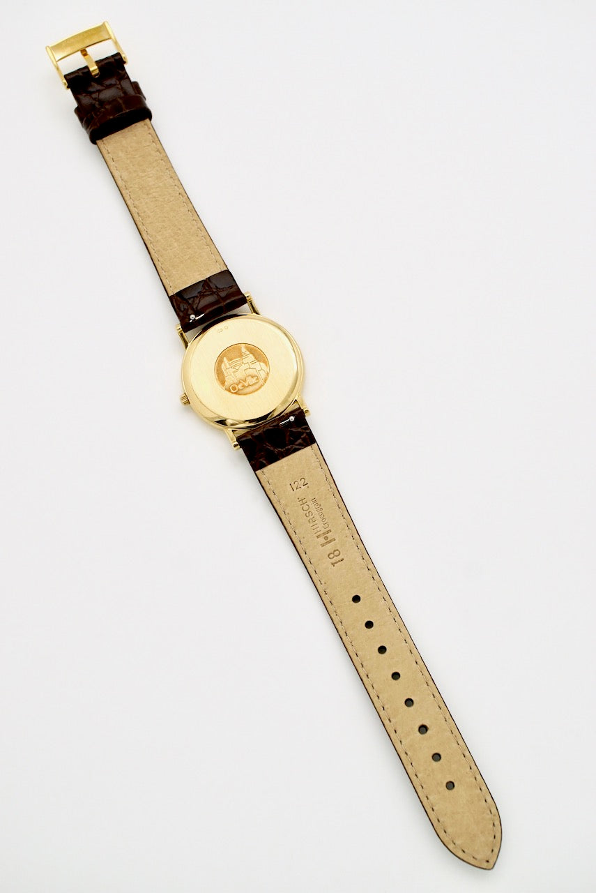 Vintage 18k Gold Omega De Ville Quartz Wrist Watch