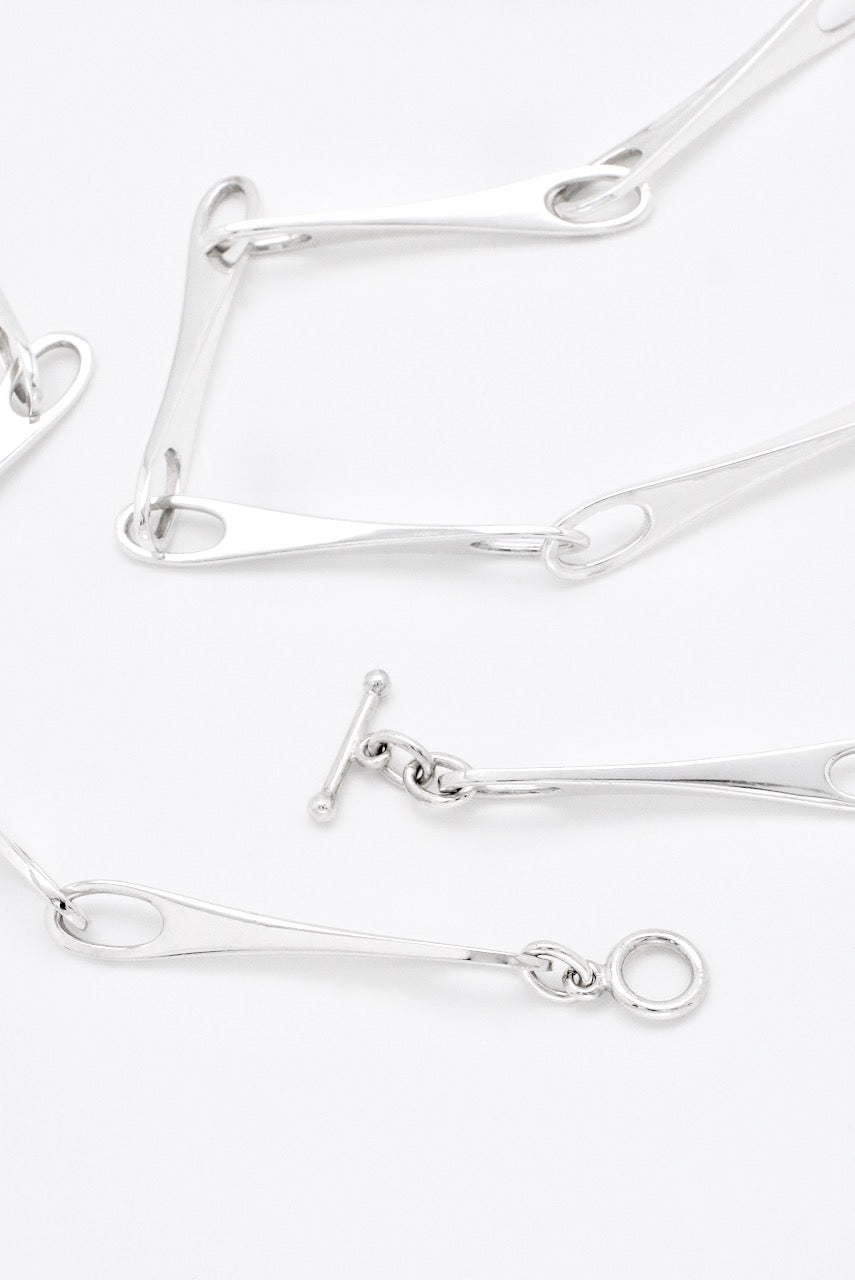 Vintage Georg Jensen Sterling Silver Link Necklace - design 299