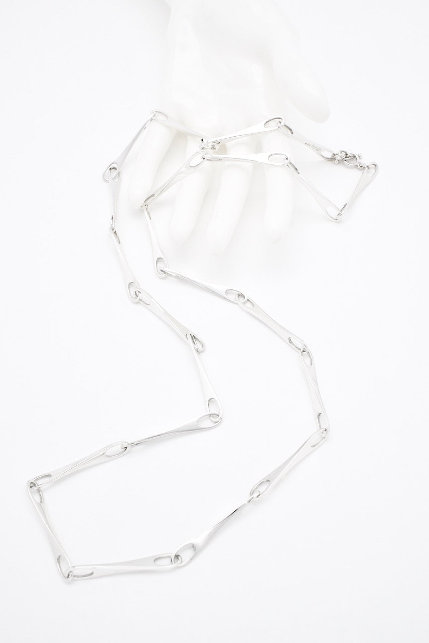 Vintage Georg Jensen Sterling Silver Link Necklace - design 299