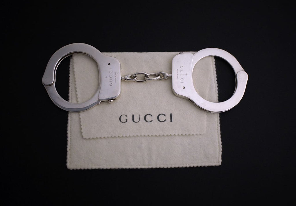 Gucci solid silver handcuffs
