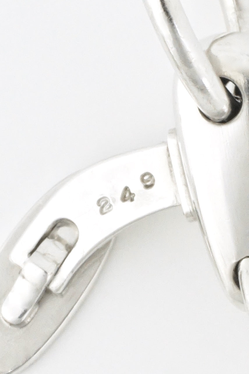 Vintage Georg Jensen Sterling Silver Double Loop Cufflinks - design 249
