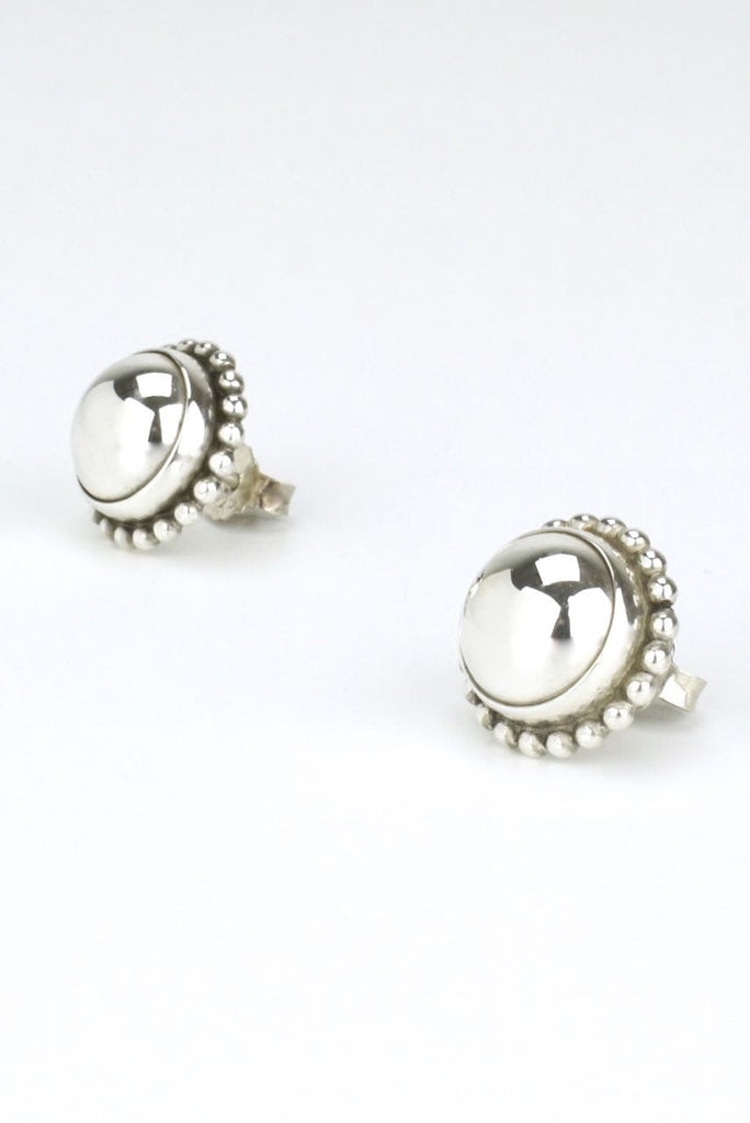 Vintage Georg Jensen Silverstone Stud Earrings - Design 25
