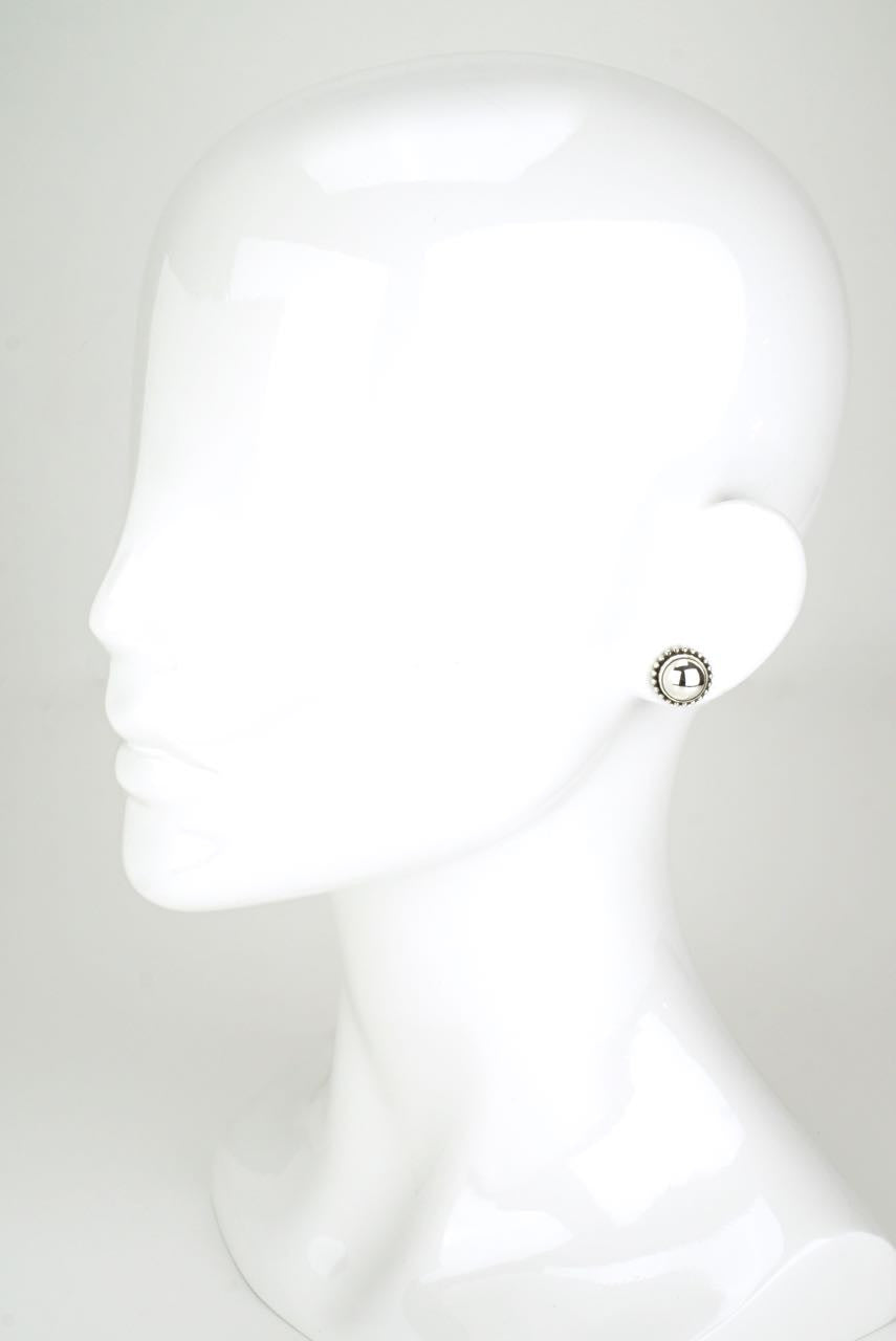 Vintage Georg Jensen Silverstone Stud Earrings - Design 25