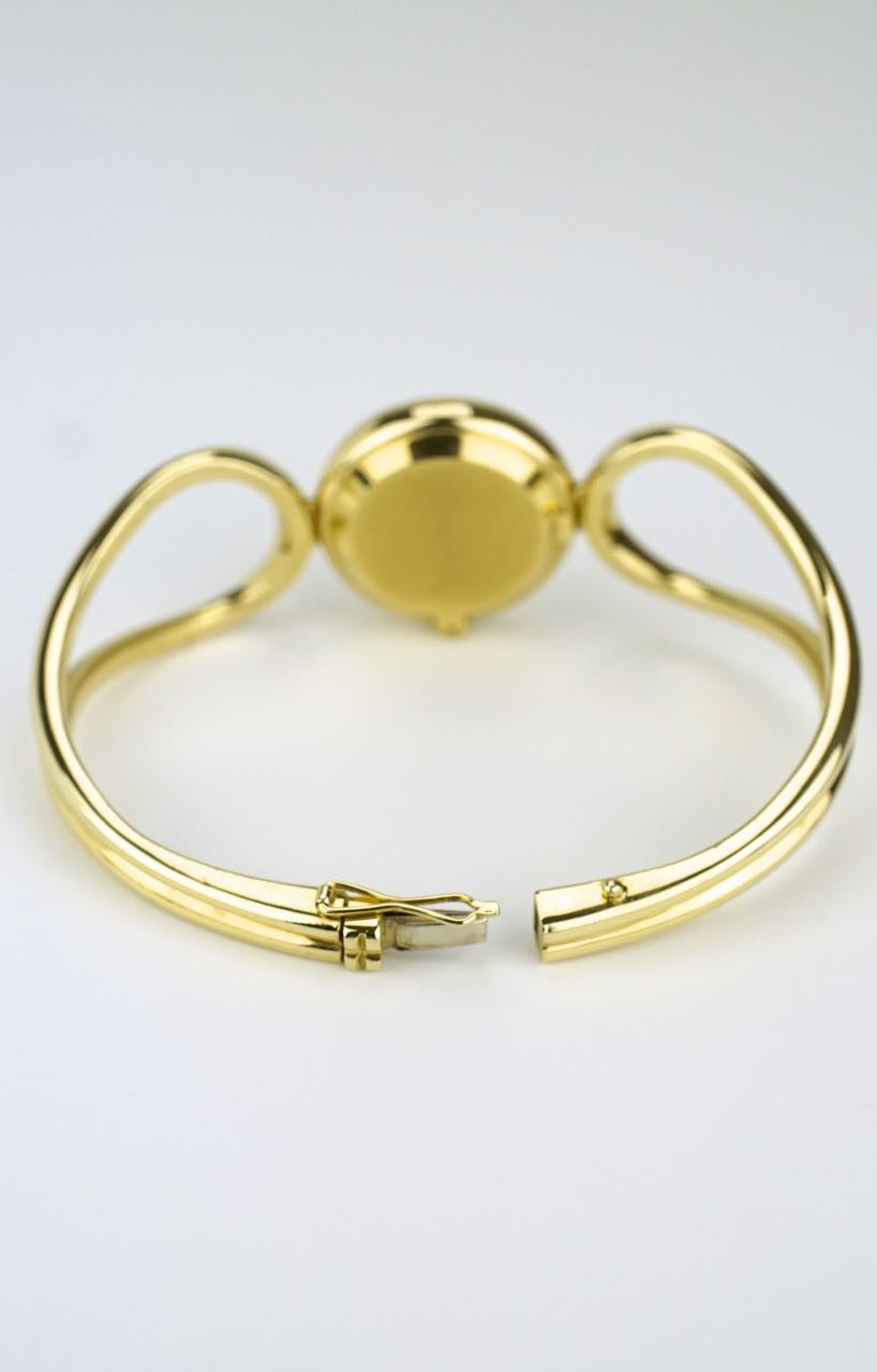 Vintage Chopard 18k yellow gold ladies bracelet watch 1970s
